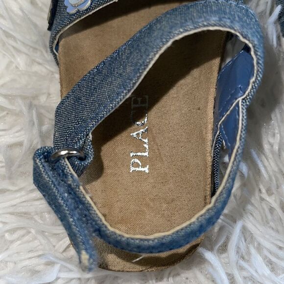 The Children’s Place Baby Girl’s Open Toe Ankle Strap Embellished Sandals 6/12M - Picture 10 of 11